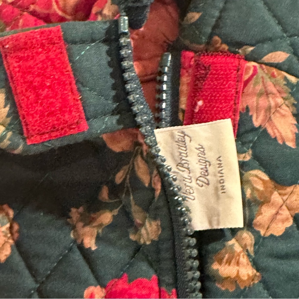 80s Vintage Vera Bradley Greenbriar Large Travel Garment Bag Paisley Floral EUC - Picture 2 of 16